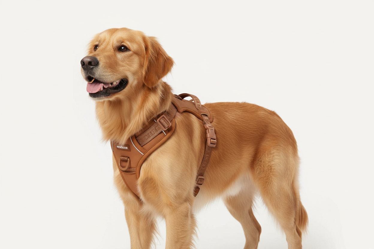 Easy Fit Dog Harness – Camel | Bohío Yukiyu™ Comfort Line