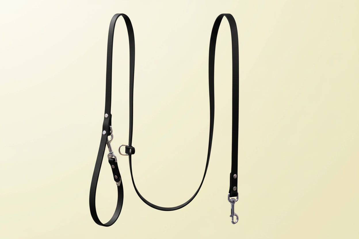 Bohio Yukiyu Convertible Hands-Free Dog Leash – Waterproof Biothane Lead (6 ft)