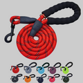 Bohio Yukiyu - Heavy-Duty Reflective Rope Dog Leash – 360° Swivel & Extra Strong /Bohio Yukiyu - Correa de Cuerda Reflectiva Heavy-Duty para Perros – Giro 360° y Extra Resistente