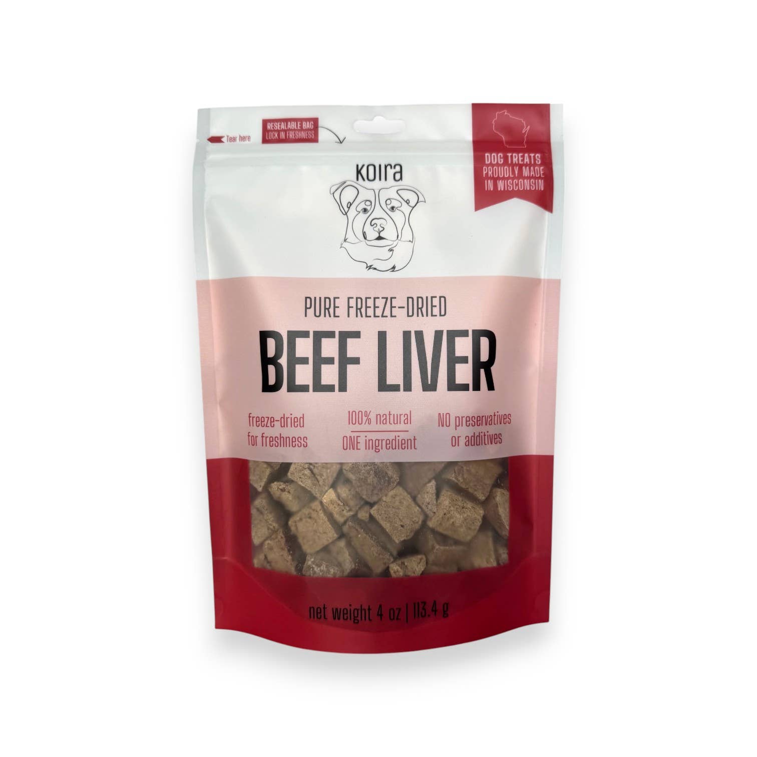 Freeze-Dried Beef Liver Dog Treats – Sample Bag (1 oz)
Premios de Hígado de Res Liofilizado para Perros – Bolsa Muestra (1 oz)
