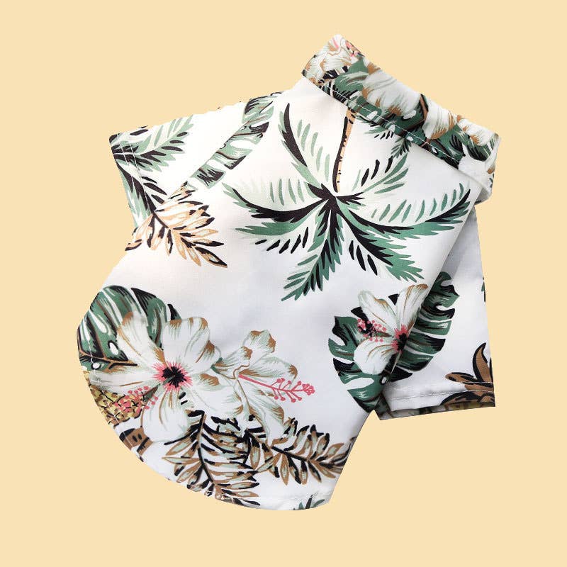 Tropical Pet Shirt – Lightweight & Breathable Summer Style 🌿| for small dog & cats