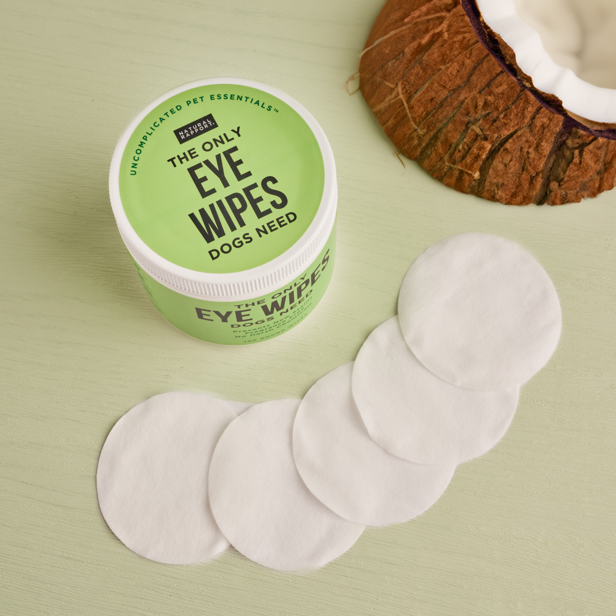Gentle Eye Cleaning Wipes for Dogs – Tear & Debris Care/ Toallitas Suaves para Limpieza de Ojos – Cuidado Diario
