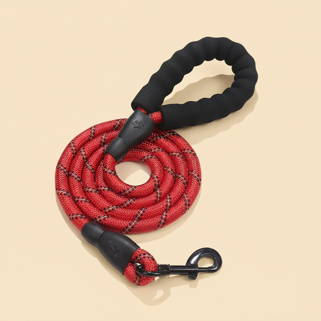 Premium Reflective Dog Leash for Safe & Comfortable Walks