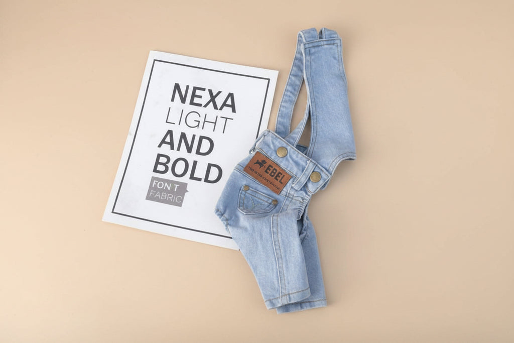 Denim Pet Jumpsuit – Cute, Stylish & Comfortable Outfit 🐾 | For Small Dogs & Cats
