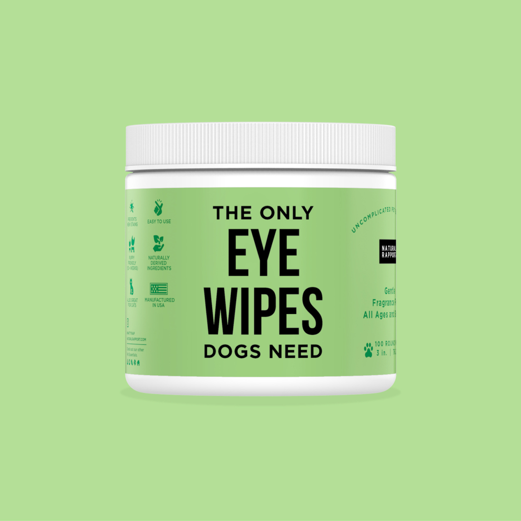 Gentle Eye Cleaning Wipes for Dogs – Tear & Debris Care/ Toallitas Suaves para Limpieza de Ojos – Cuidado Diario