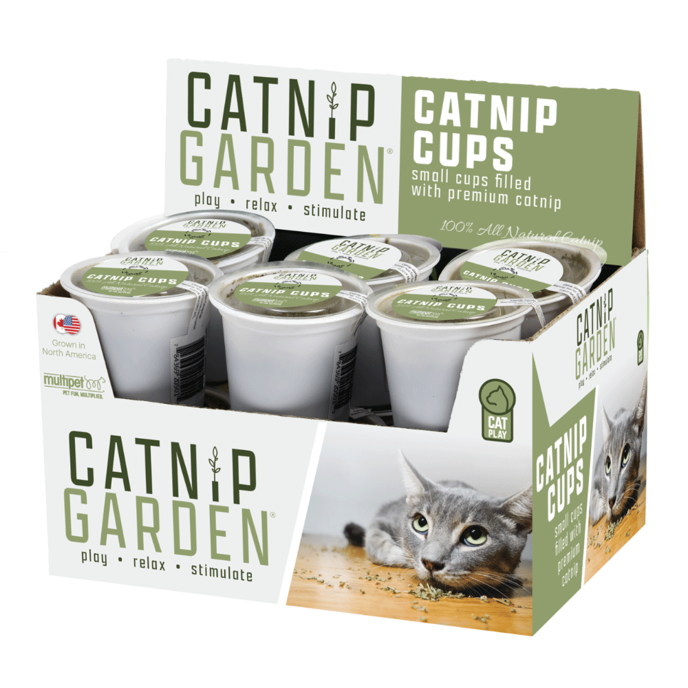 Natural Catnip Garden Cup for Cats – Fresh Interactive Cat Enrichment | Bohío Yukiyu