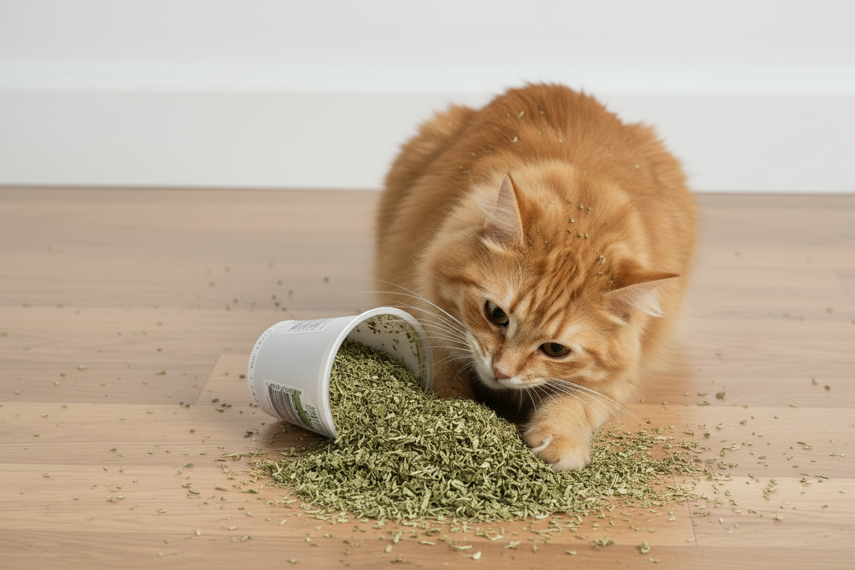 Natural Catnip Garden Cup for Cats – Fresh Interactive Cat Enrichment | Bohío Yukiyu