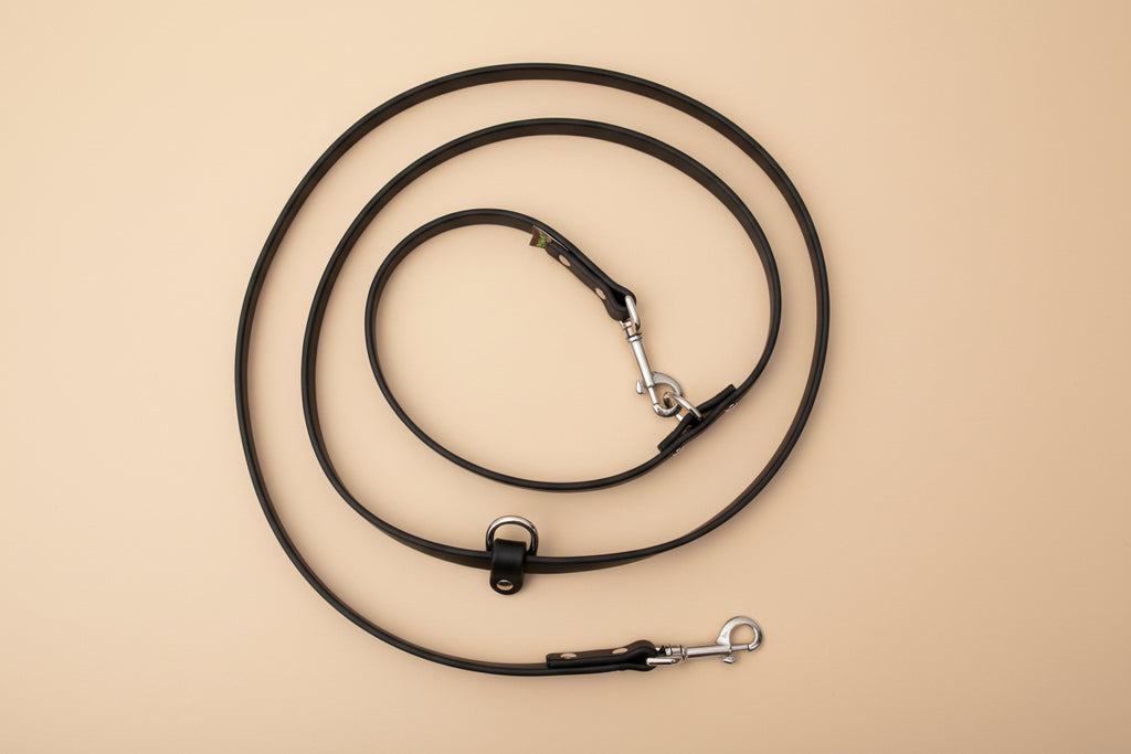 Bohio Yukiyu Convertible Hands-Free Dog Leash – Waterproof Biothane Lead (6 ft)