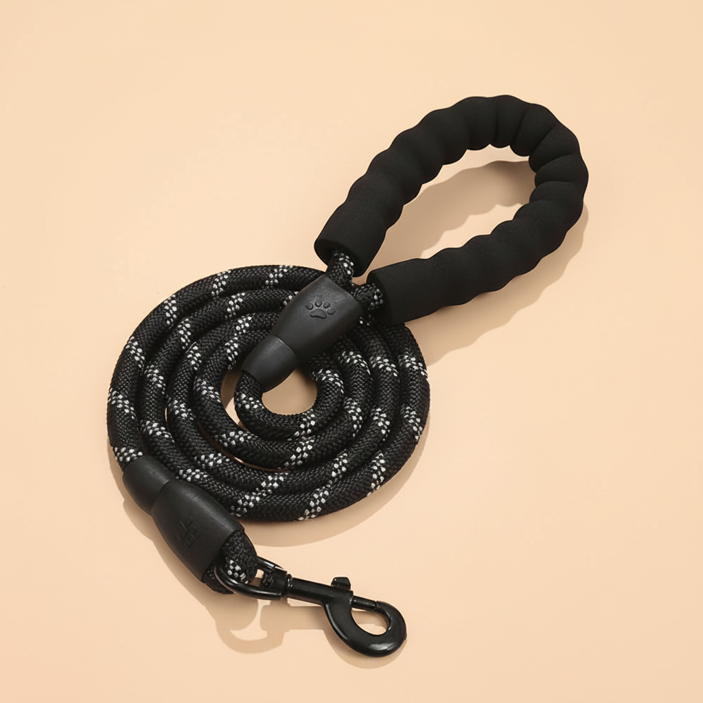 Premium Reflective Dog Leash for Safe & Comfortable Walks