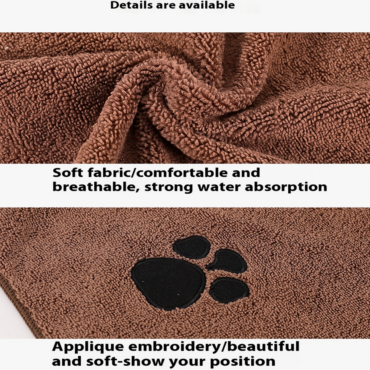 Ultra Soft Microfiber Pet Towel 🐾