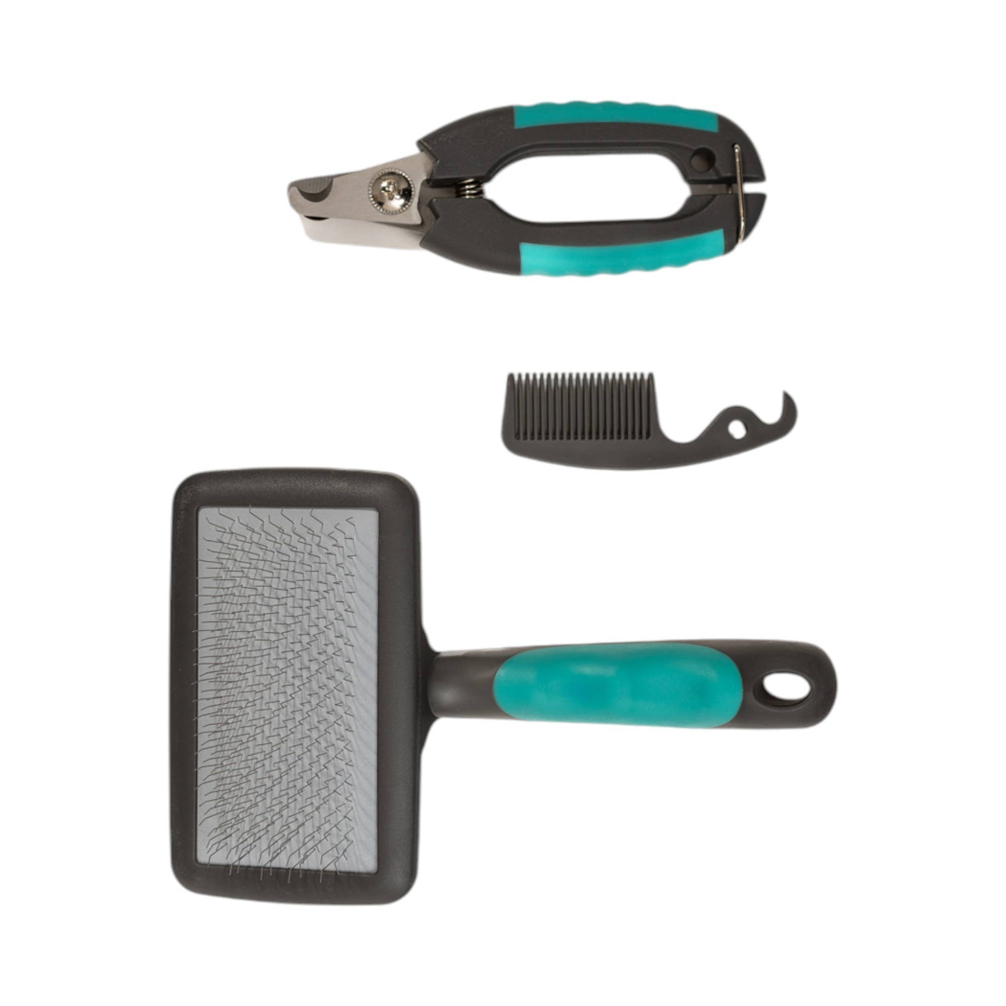 Essential 3-Piece Dog Grooming Kit – Brush, Nail Clipper & Comb