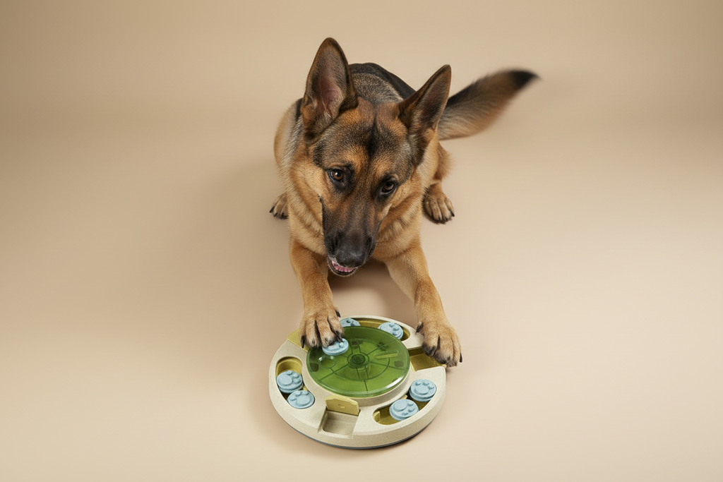 Bohío Yukiyu Interactive Spinner Treat Puzzle – Seek-A-Treat Dog Enrichment Toy