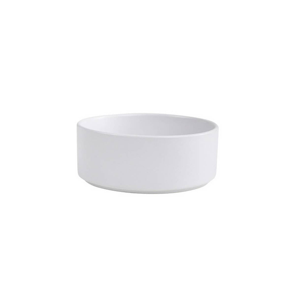 Elevated Ceramic Pet Bowl with Wooden Stand – Modern & Natural Feeding Set | Plato Elevado de Cerámica con Base de Madera – Set Moderno y Natural para Mascotas