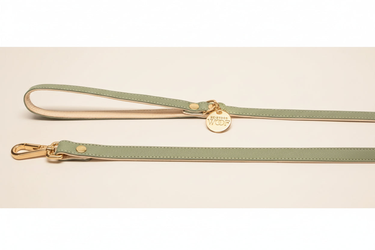 🐾 BOHIO YUKIYU™ Sage Signature Set
Leather Collar + Leather Leash Bundle - Crafted by our artisan partner