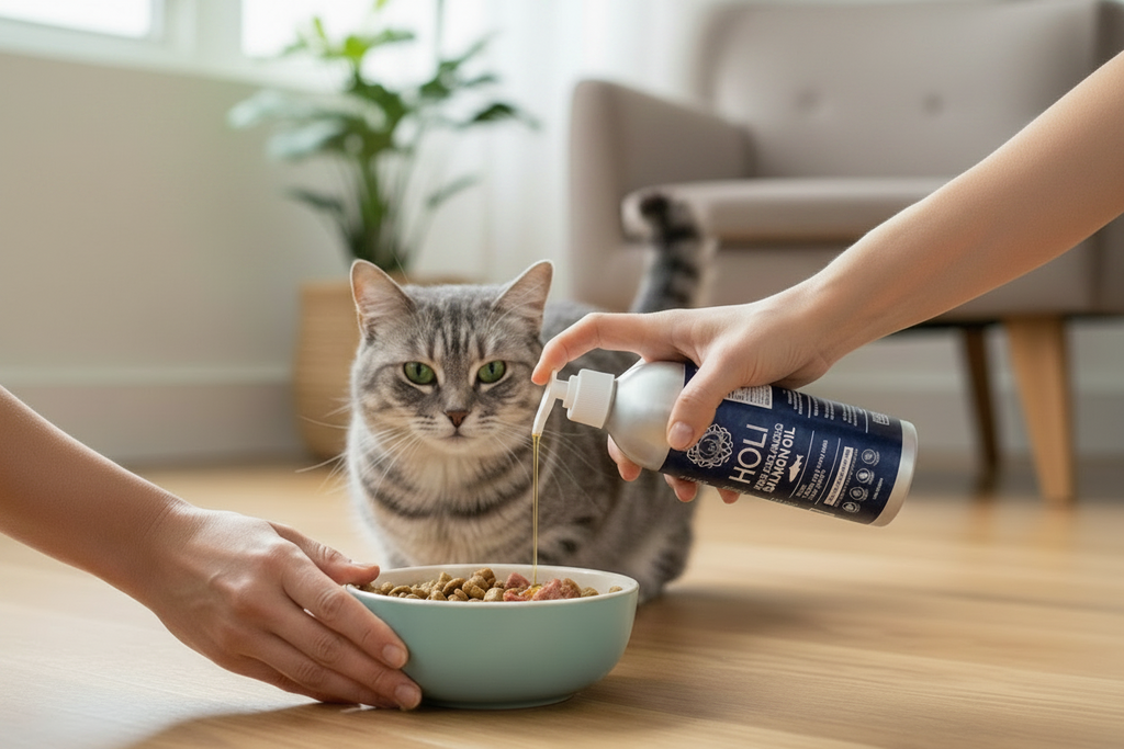 Wild Salmon Oil for Dogs & Cats – Skin, Coat & Joint Support