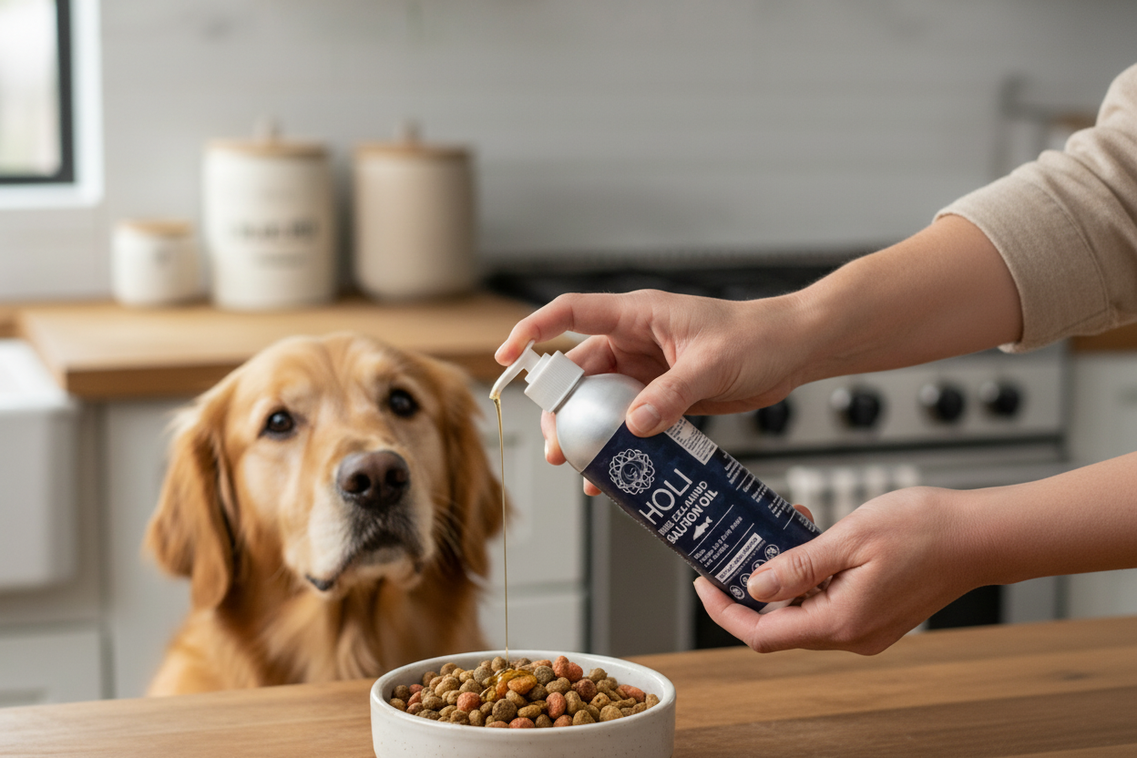 Wild Salmon Oil for Dogs & Cats – Skin, Coat & Joint Support
