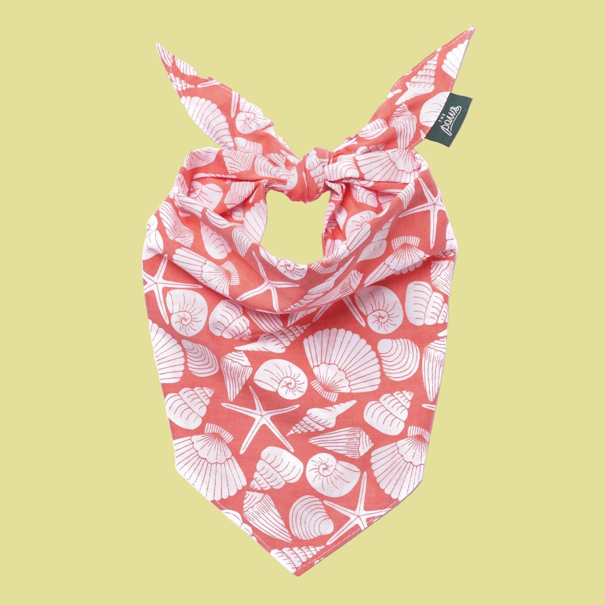 Seaside Shell Dog Bandana 🐚 | Tropical Beach Pet Bandana