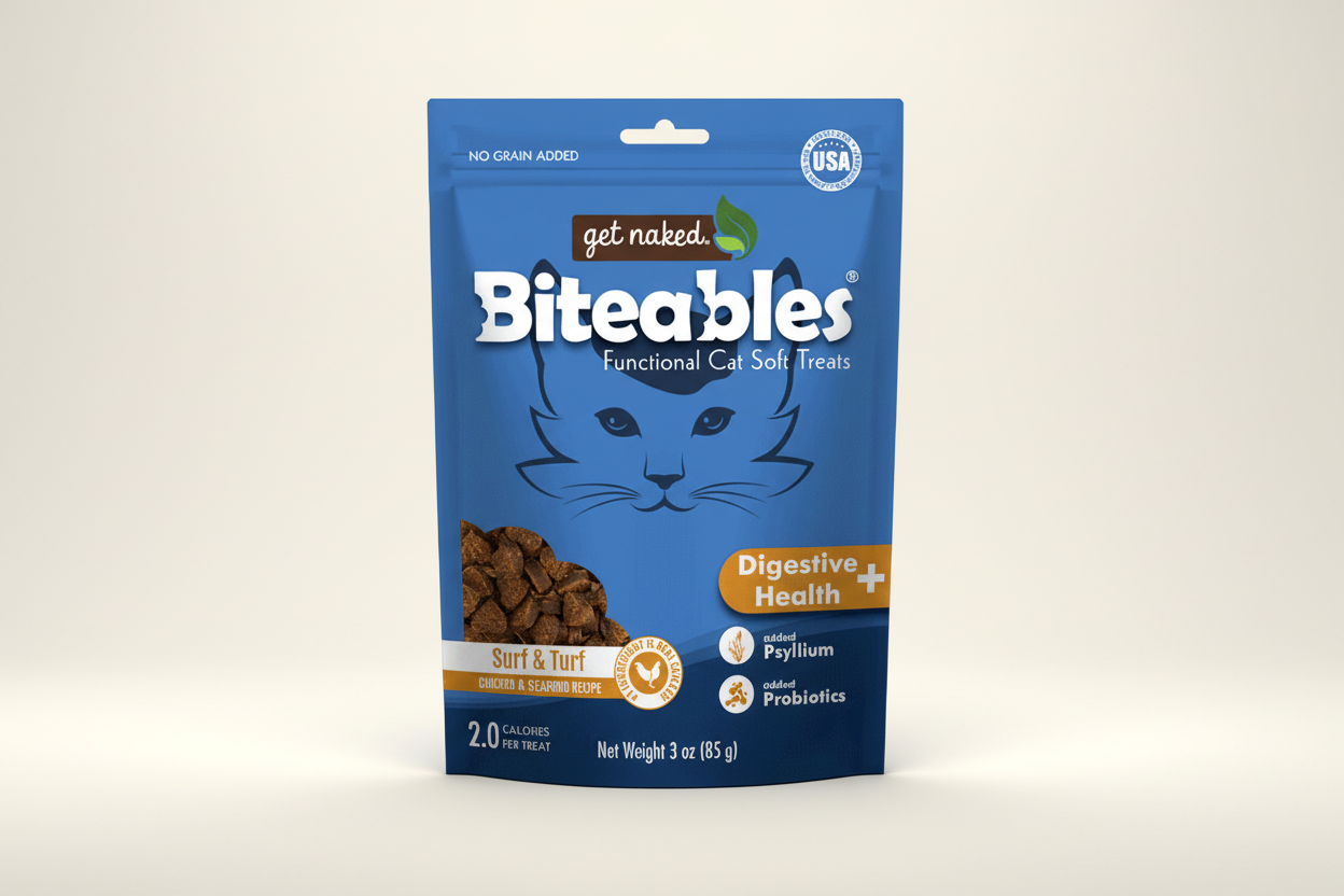 Digestive Support Cat Treats – Chicken & Seafood Functional Snacks | Bohío Yukiyu