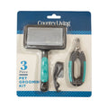 Essential 3-Piece Dog Grooming Kit – Brush, Nail Clipper & Comb