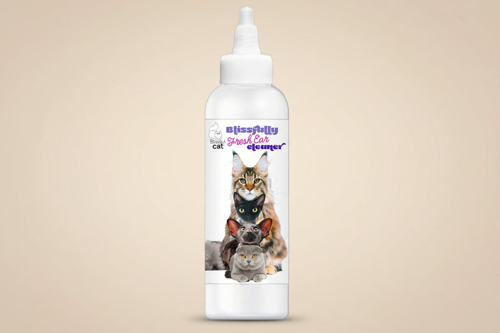 Cat Ear Cleaner – Removes Wax, Odor & Dirt (Fresh & Gentle)