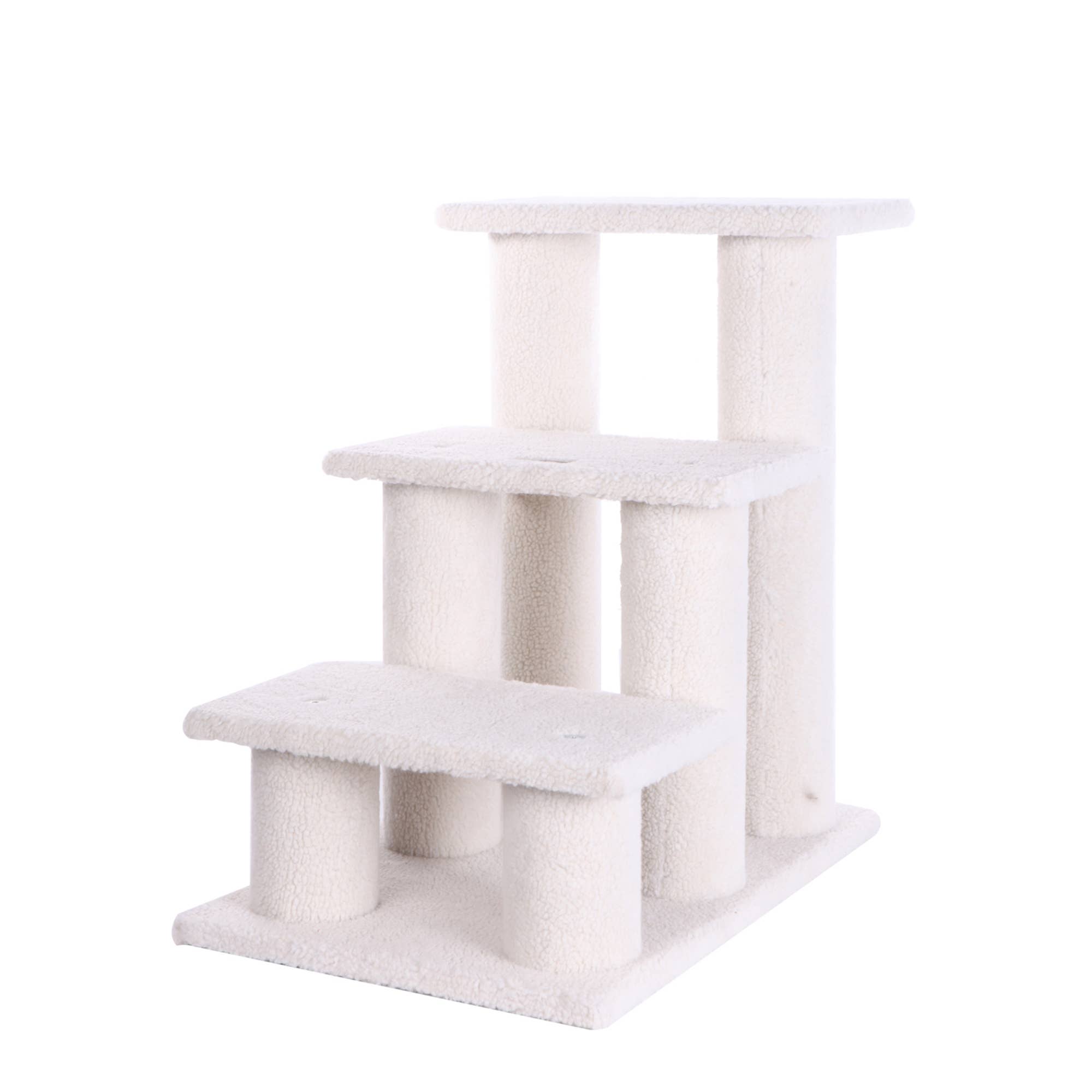 Multi-Level Cat Steps & Lounge Tower – Soft, Stable & Cozy / Torre de Escalones y Descanso para Gatos – Suave, Estable y Acogedora