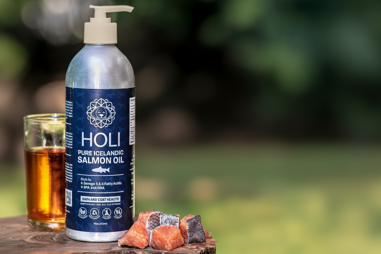 Wild Salmon Oil for Dogs & Cats – Skin, Coat & Joint Support