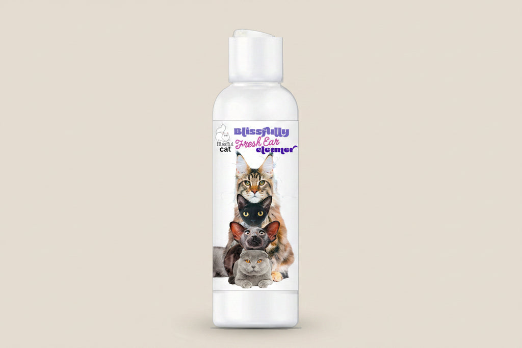 Cat Ear Cleaner – Removes Wax, Odor & Dirt (Fresh & Gentle)