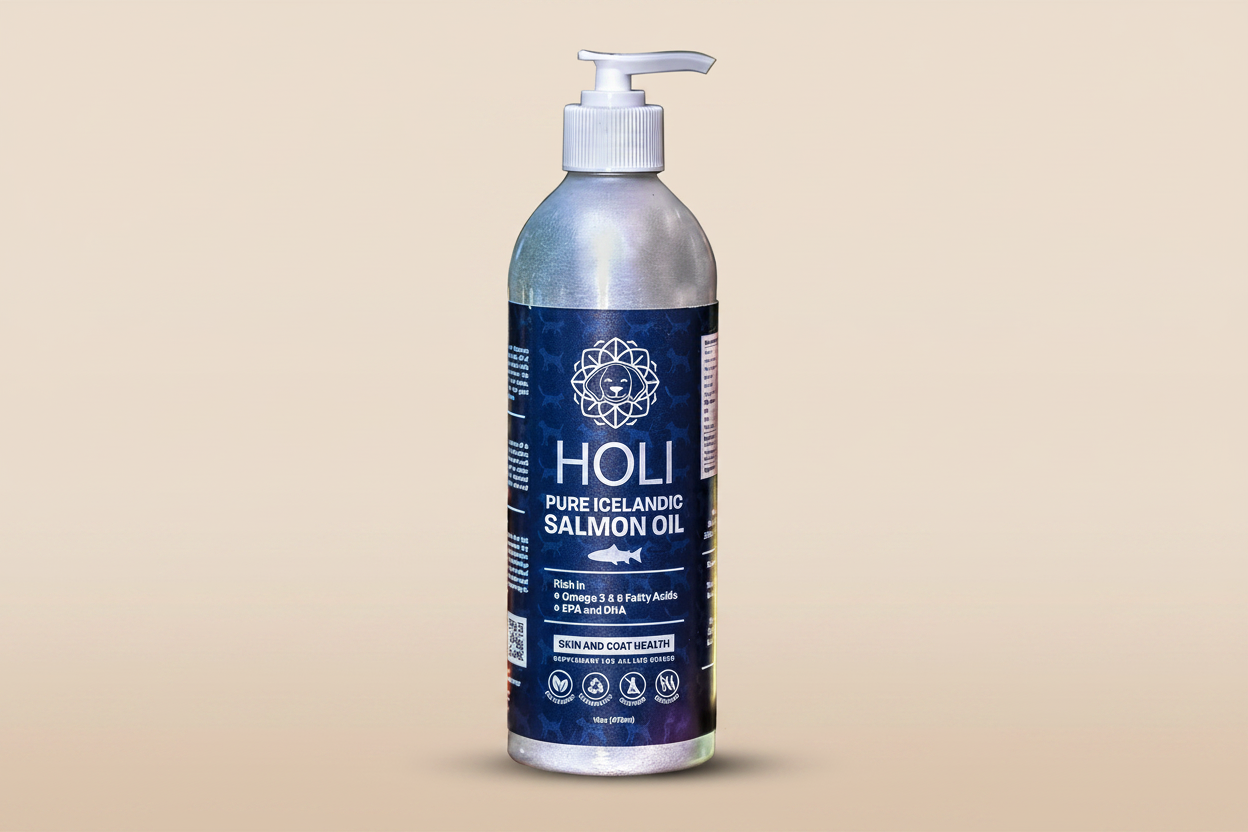 Wild Salmon Oil for Dogs & Cats – Skin, Coat & Joint Support