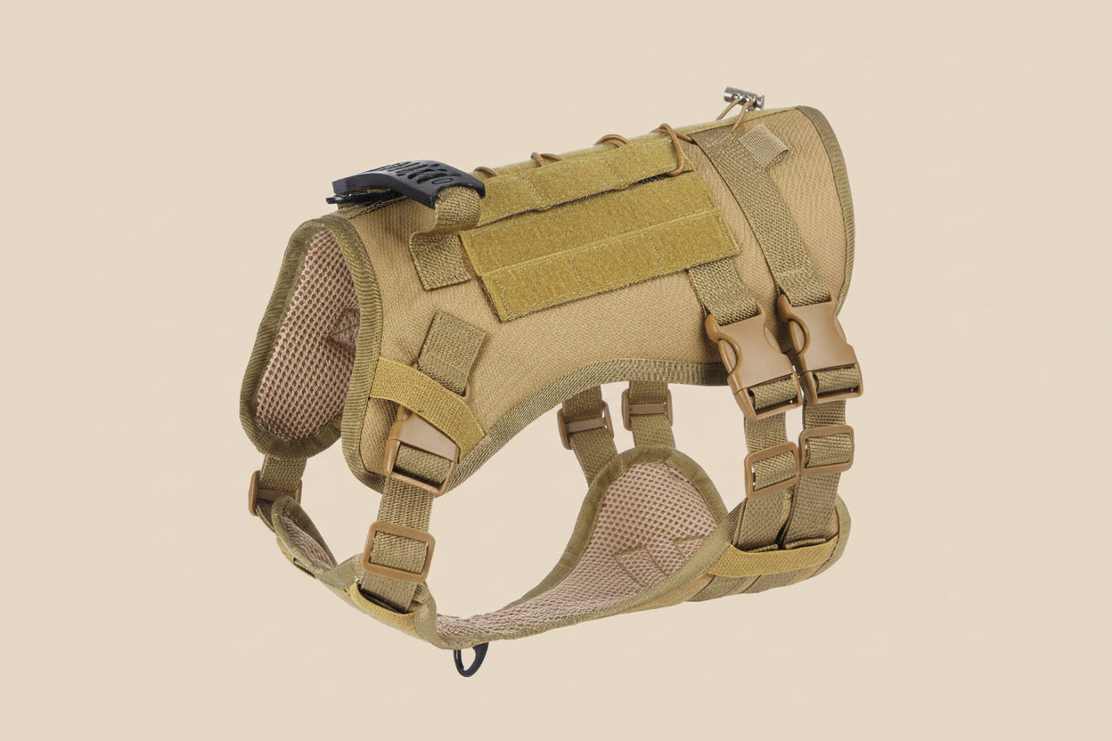 Tactical Dog Harness Vest | Heavy-Duty Control & Adventure-Ready Support