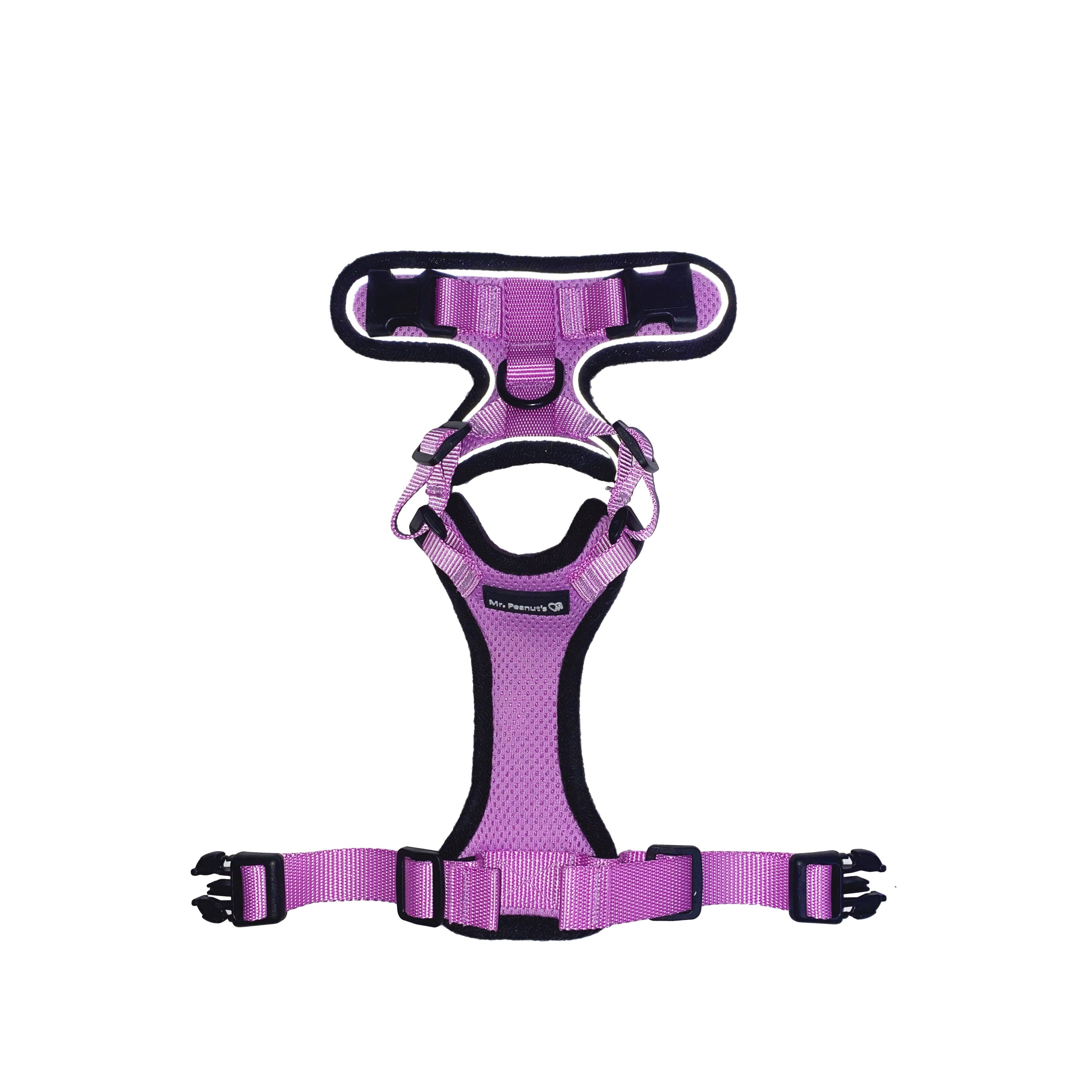 Reflective Cat Harness & Leash Set - Soft, No-Pull, Adjustable, Lilac (Small) / Arnes Reflectivo para Gatos con Correa a juego/Suave, Sin Ahogo, Ajustable - Lila (pequeño)