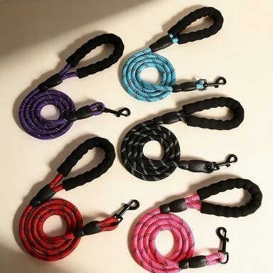 Premium Reflective Dog Leash for Safe & Comfortable Walks