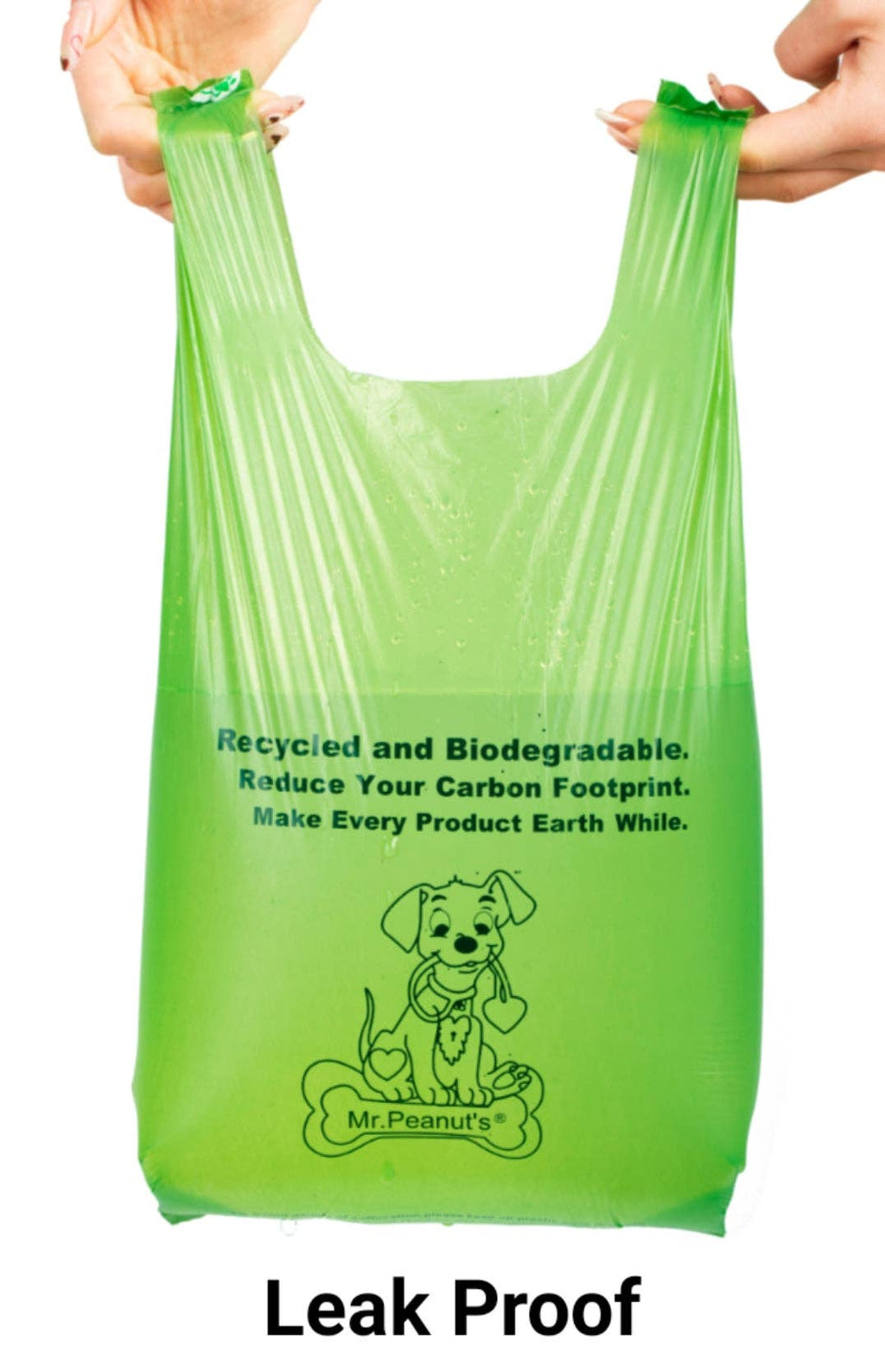 XL Biodegradable Dog Poop Bag with Dispenser/ Leak-Proof, Lavander Scented, Plant-Based (160 Bags, 13"X11")   Bolsa Biodegradables XL para Desechos de Mascotas con Dispensador/ A Pruebas de Derrames, Aroma Lavanda, Base Vegetal (160 bolsas)