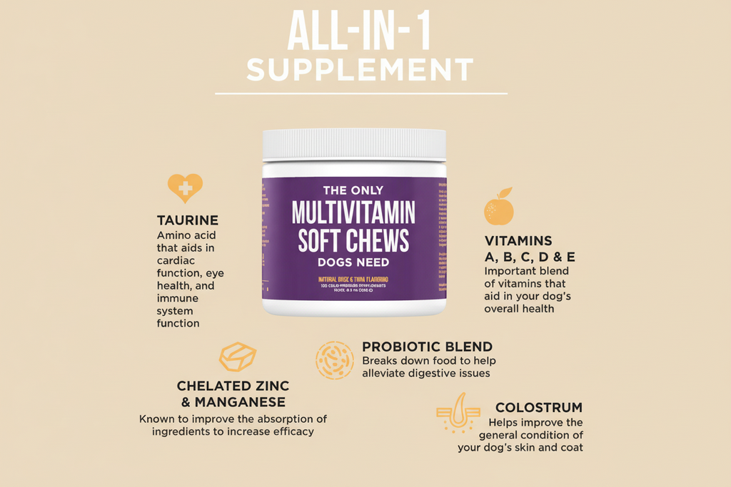 Daily Wellness Multivitamin Soft Chews – 120 Ct/ Soft Chews Multivitamínicos para Bienestar Diario – 120 Unidades