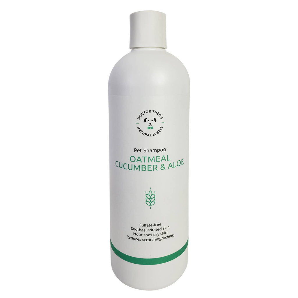 Dr. Theo’s Oatmeal, Cucumber & Aloe Dog Shampoo – 16 oz