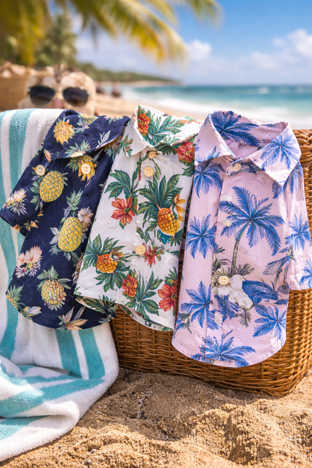 Tropical Pet Shirt – Pink Summer Style for Small Dogs & Cats 🌸🐾
