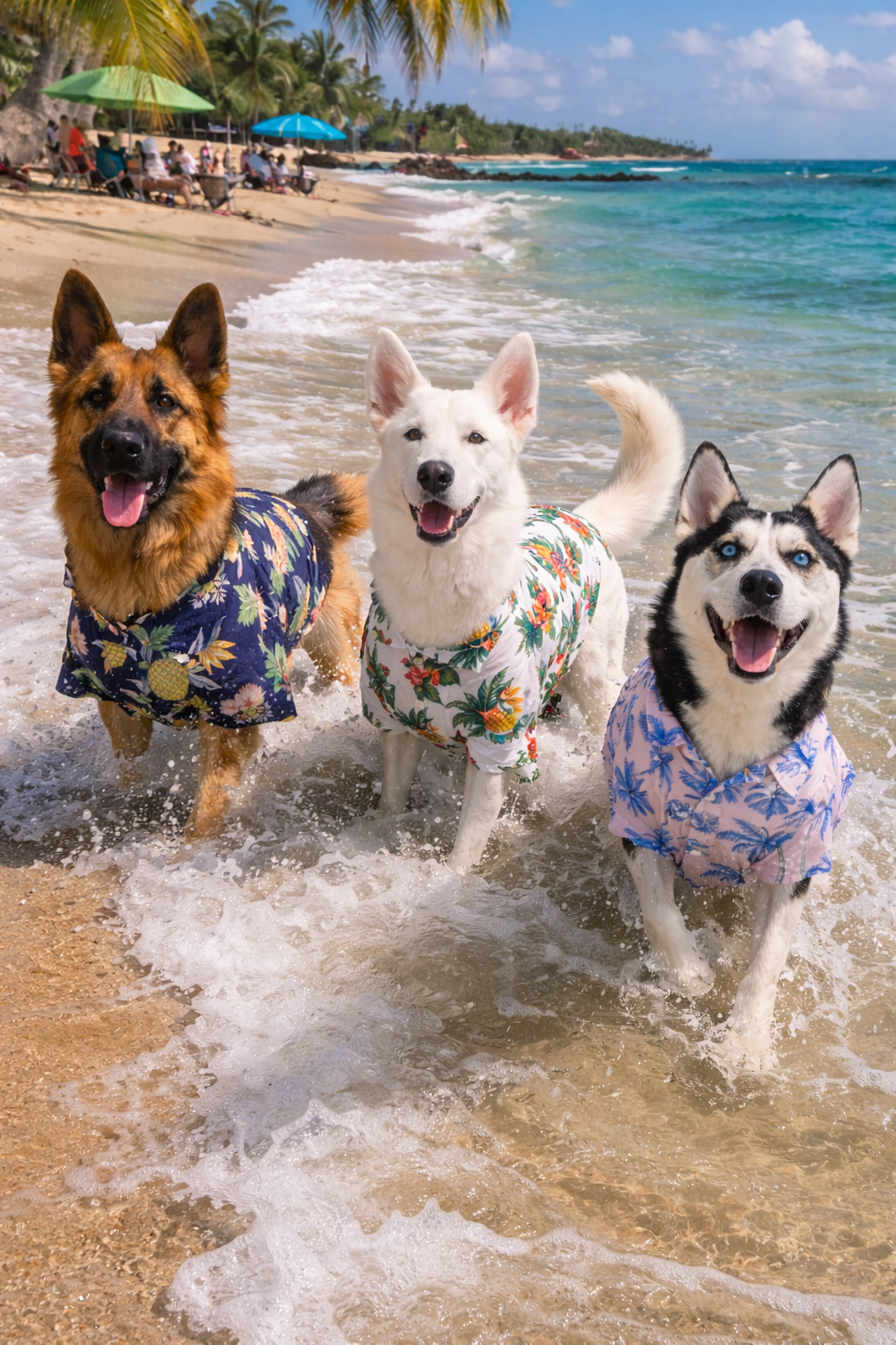 Tropical Pet Shirt – Blue Floral Summer Style 🌊🌺 | Small Dogs & Cats