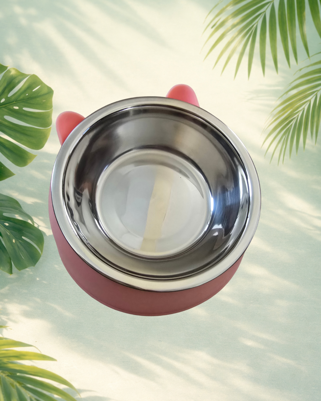 Bohío Yukiyu™ Stainless Steel Pet Bowl – Non-Slip, Durable & Easy to Clean | Plato Bohío Yukiyu™ de Acero Inoxidable – Antideslizante, Resistente y Fácil de Limpiar